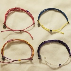 Set of 4 Pura Vida Bracelets